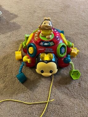 Crazy Legs Learning Bugs Interactive Kids Toy - Red and Yellow
